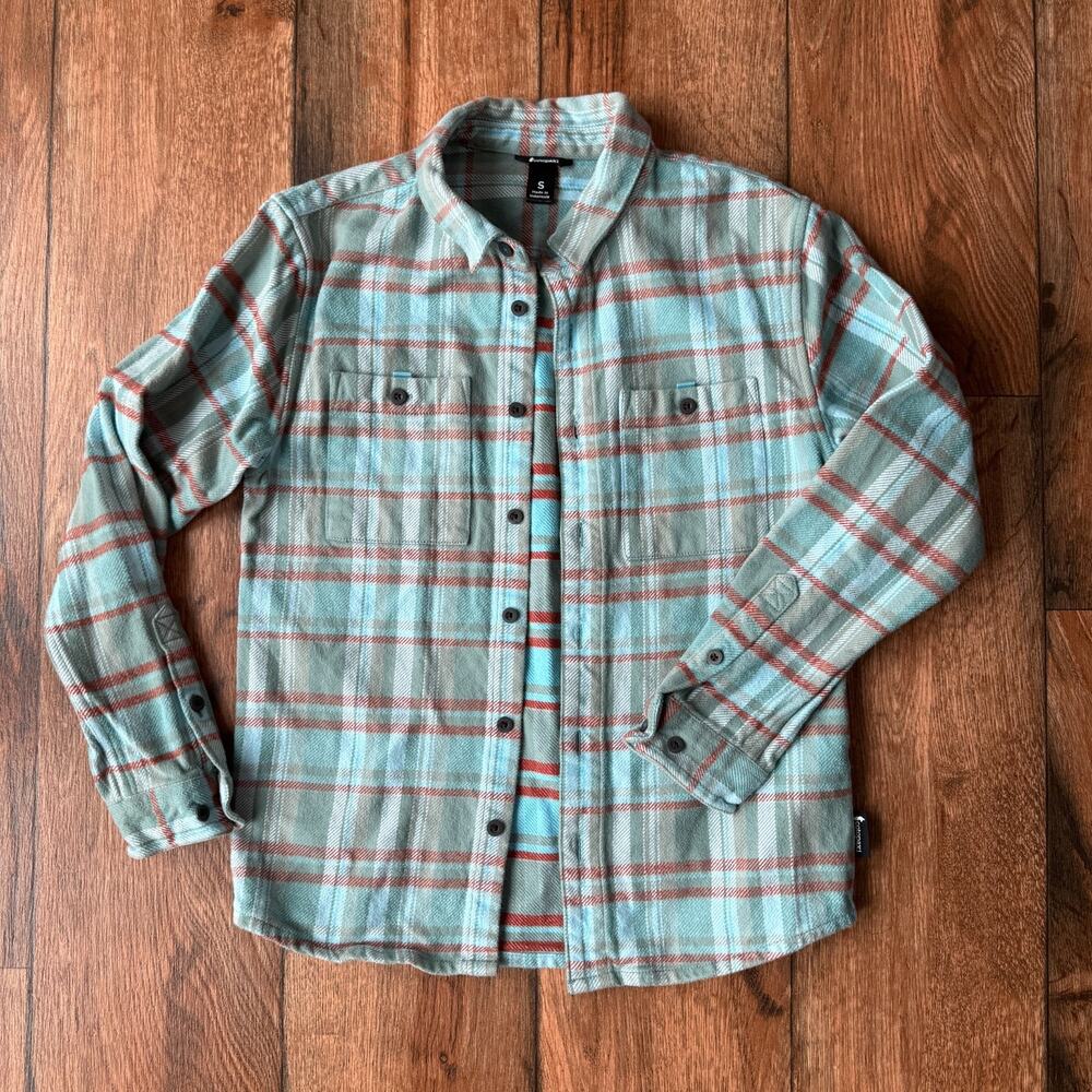 Cotopaxi Mero Heavyweight Flannel Shirt Plaid Organic Cotton Men’s Small